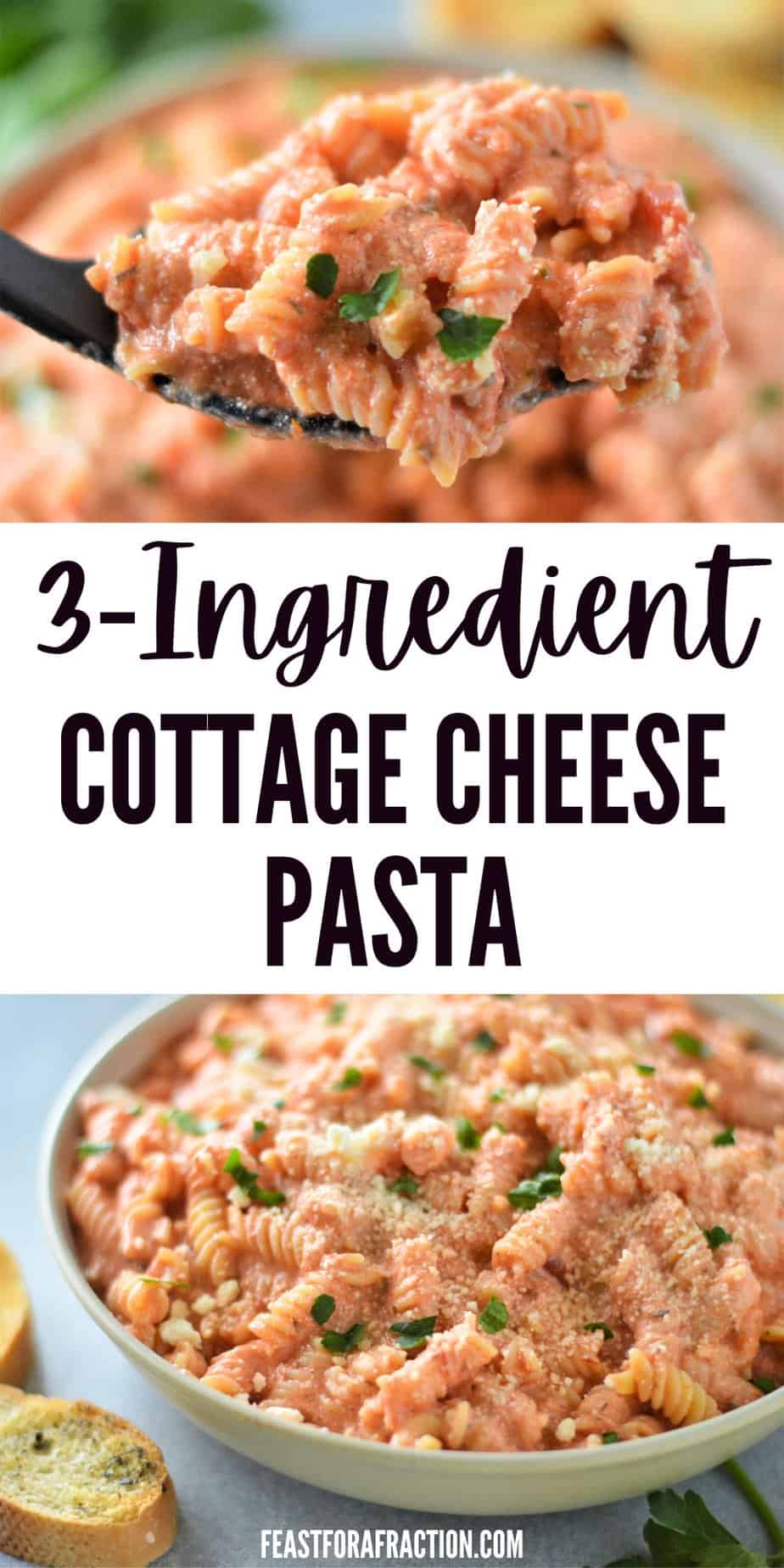 Creamy Blended Cottage Cheese Pasta Sauce Feast For A Fraction