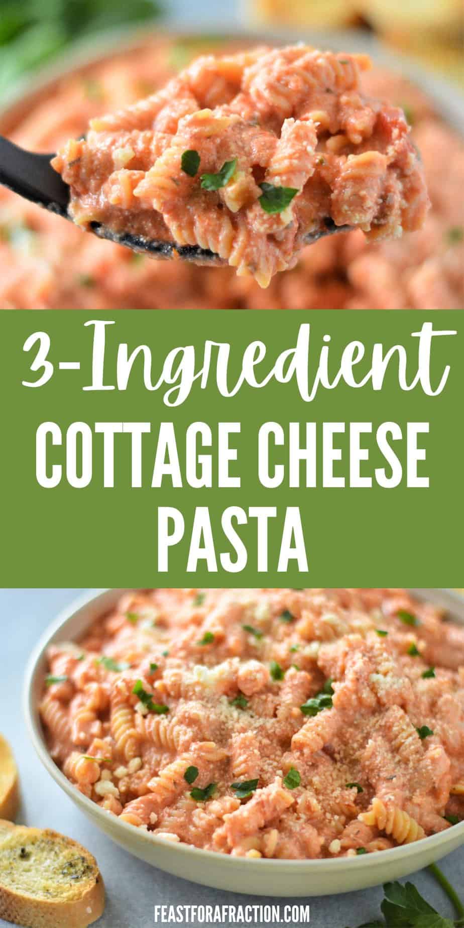 Creamy Blended Cottage Cheese Pasta Sauce Feast For A Fraction