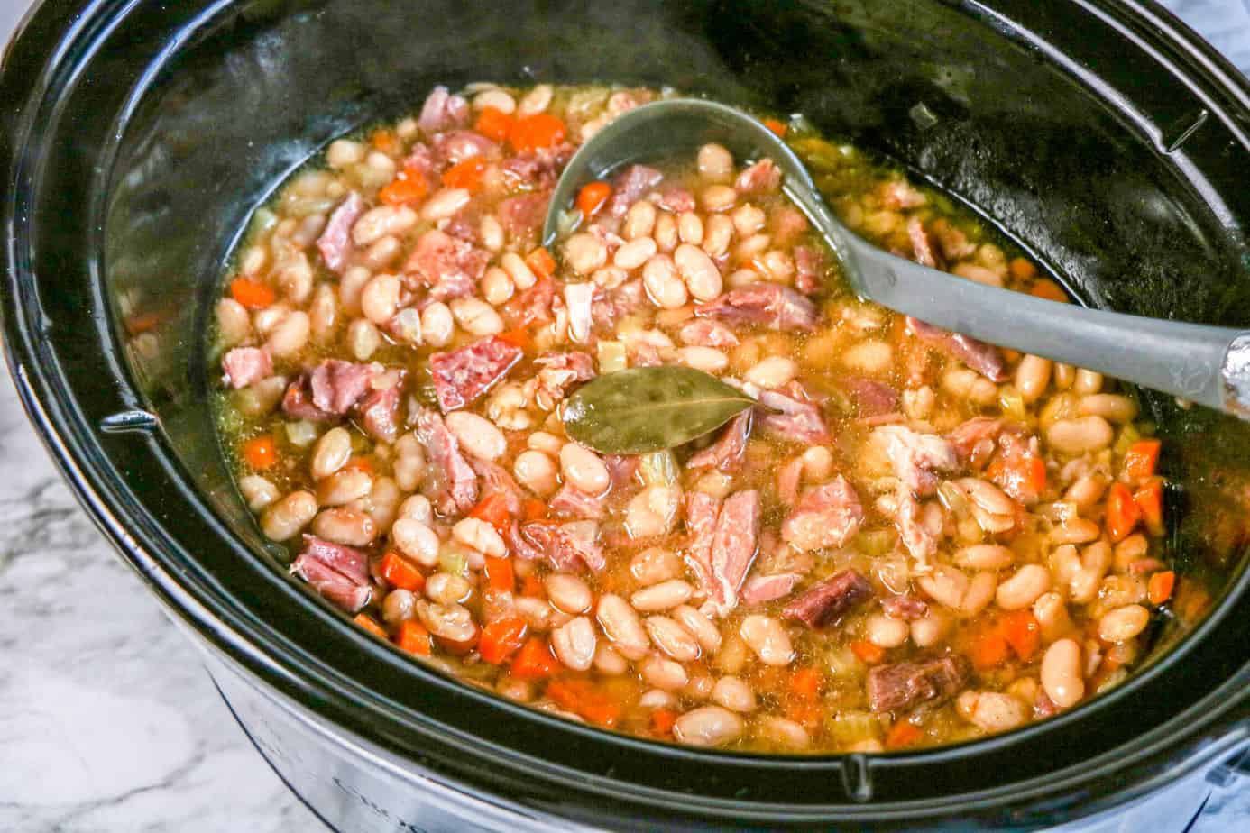 Crock Pot Ham and Bean Soup Feast for a Fraction